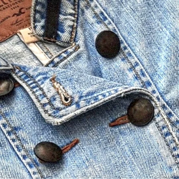 Hollister Denim Jacket with grosgrain trim - Picture 3 of 3